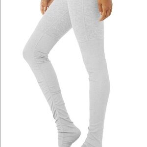 ALO Yoga white high waisted goddess legging